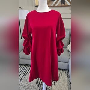 Nina Leanord Red Coctail Dress size S